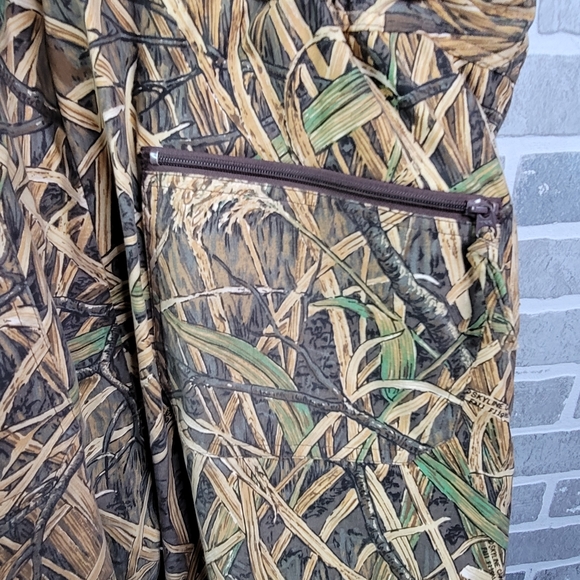 Mount'n Prarie Skyline Camo Fall Fight Duck Camo Hunting Overall Bibs Men's XL - Picture 10 of 16